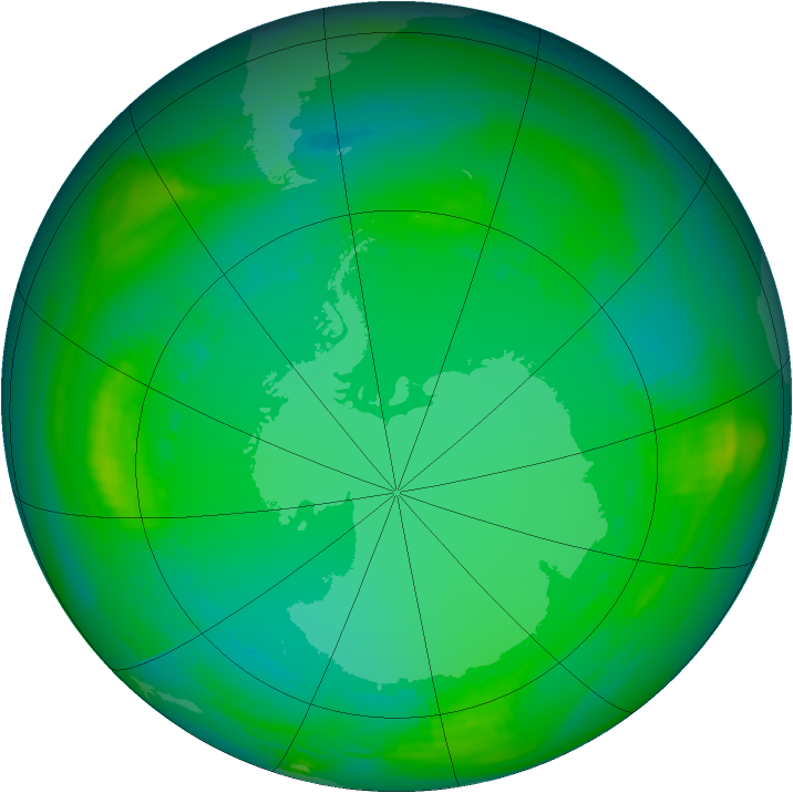 Ozone Map 1981-07-24